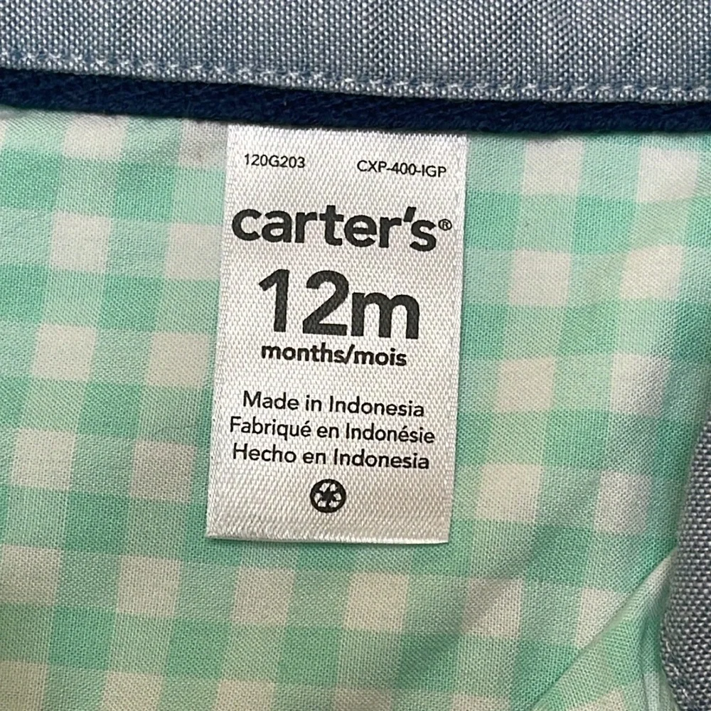 ❤️ 🆕 CARTER’S Boys Onsie Size 12m